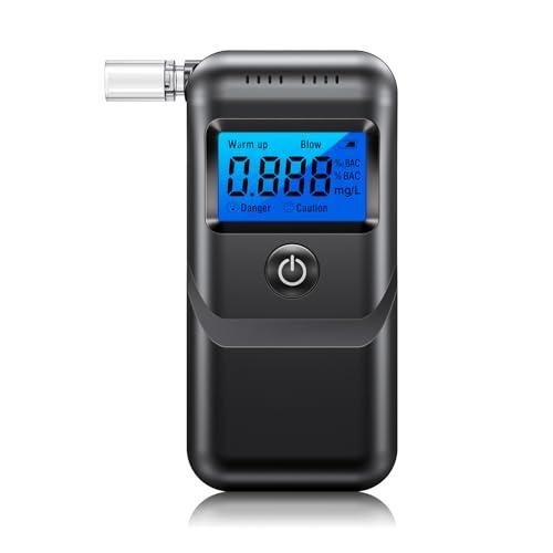 Portable Alcohol Breathalyzer with 10 Mouthpieces