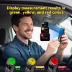 Portable LCD Display Fuel Cell Breathalyzer with App