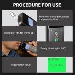 Rechargeable LED BAC Breathalyzer with Sensor