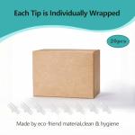 20 Pack Professional Breathalyzer Mouthpieces, Individually Wrapped