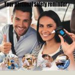 Portable Breathalyzer with LCD Display and 12 Mouthpieces