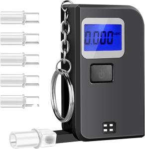 Accurate Portable Breathalyzer Keychain Alcohol Tester