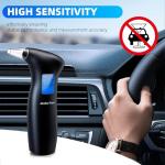 Portable Breathalyzer with LCD Display and Mouthpieces