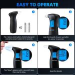 Portable Breathalyzer with LCD Display and Mouthpieces