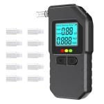CJC Portable Personal Breathalyzer with 10 Mouthpieces