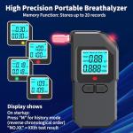 CJC Portable Personal Breathalyzer with 10 Mouthpieces