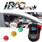 iBACheck Rechargeable Breathalyzer with 12 Mouthpieces