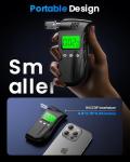 Portable LCD Alcohol Breathalyzer with 10 Mouthpieces