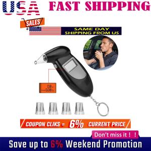 Portable LCD Alcohol Breathalyzer Tester