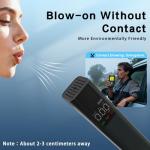Compact Breathalyzer with Digital Display and Alarm
