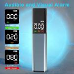 Compact Breathalyzer with Digital Display and Alarm