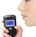 Digital Portable Breath Alcohol Tester - Black