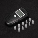 Digital Portable Breath Alcohol Tester - Black