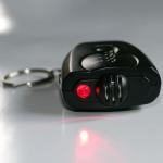 Keychain Breathalyzer with LED Light for Safe Driving