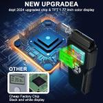 USB Rechargeable Breathalyzer with TFT Display and 10 Mouthpieces