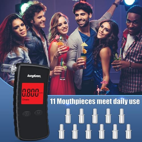 Professional Home Breathalyzer Alcohol Tester - LCD Display