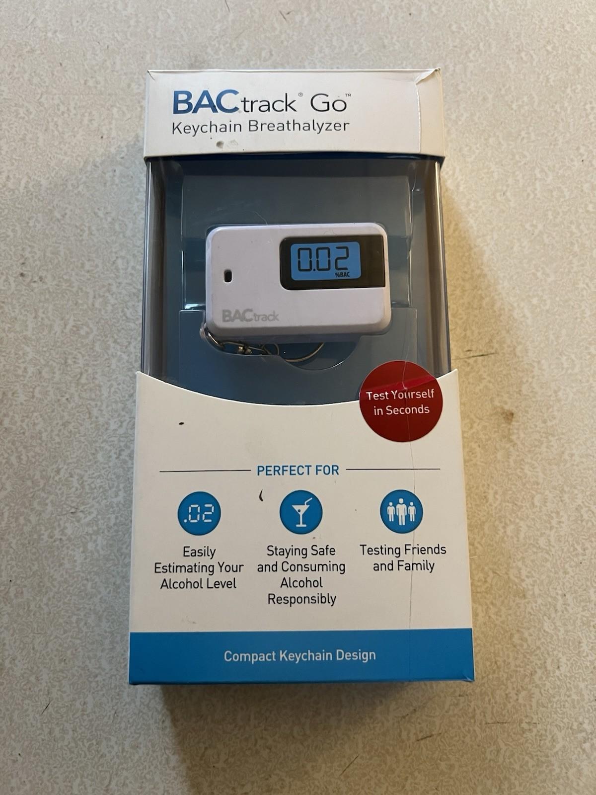 BACtrack Go Keychain Portable Breathalyzer, White