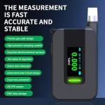 SUPNOVA Fuel Cell Alcohol Breathalyzer with 10 Mouthpieces