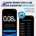 Keychain Breathalyzer BACtrack C6 for iPhone & Android