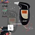Portable Digital Breathalyzer Keychain - Black