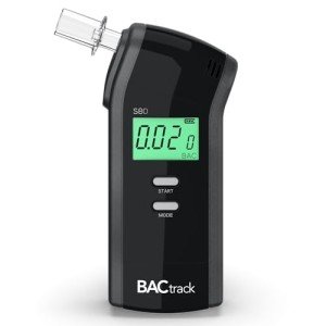 BacTrack S80 Digital Breathalyzer with 6 Mouthpieces