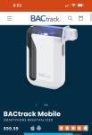BacTrack M5 Smartphone Breathalyzer for iPhone & Android