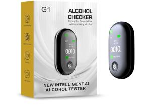 Portable Keychain Breathalyzer Alcohol Tester