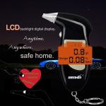 Digital Keychain Breathalyzer - Battery Powered Alcohol Tester