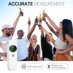 Accurate Portable Alcohol Breathalyzer with 10 Mouthpieces