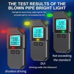 Portable Breathalyzer with LCD Display and 15 Mouthpieces