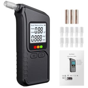 Proster Dual-Sensor Alcohol Breathalyzer with LCD Display
