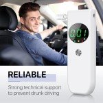 Accurate Portable Alcohol Breathalyzer with 10 Mouthpieces