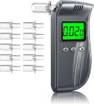 Portable Professional Breathalyzer with 10 Mouthpieces
