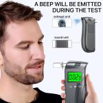 Portable Professional Breathalyzer with 10 Mouthpieces