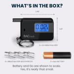 BACtrack Go Keychain Breathalyzer - Black (2 Pack)