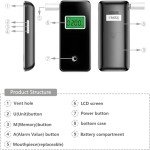 Professional Alcohol Breathalyzer with LCD Display