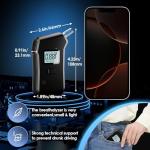Professional Alcohol Breathalyzer with LCD Display