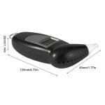 Digital Breathalyzer with 5 Mouthpieces and LCD Display