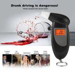 Digital Breathalyzer with 5 Mouthpieces and LCD Display