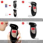 Digital LCD Alcohol Breath Tester Device