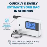 Portable Keychain Breathalyzer Alcohol Tester BT-KC20