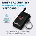 Portable Mini Keychain Breathalyzer Alcohol Tester