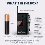 Portable Mini Keychain Breathalyzer Alcohol Tester