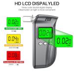 Portable Accurate Alcohol Breathalyzer with 10 Mouthpieces