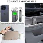 Portable Accurate Alcohol Breathalyzer with 10 Mouthpieces