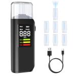 Professional Alcohol Tester with LED Display & 8 Mouthpieces