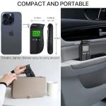 High-Accuracy Portable Alcohol Breathalyzer with 10 Mouthpieces