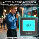 Professional-Grade Portable Alcohol Breathalyzer with LCD Display