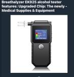 EK925 Professional Alcohol Breathalyzer for Accurate Testing