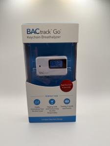 Compact BACtrack Go Keychain Breathalyzer Tester